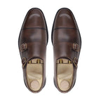 noirtide Handmade Custom Men Calf Leather Double Monkstrap Shoes