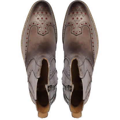 noirtide Handmade Custom Men Chelsea Leather Boot