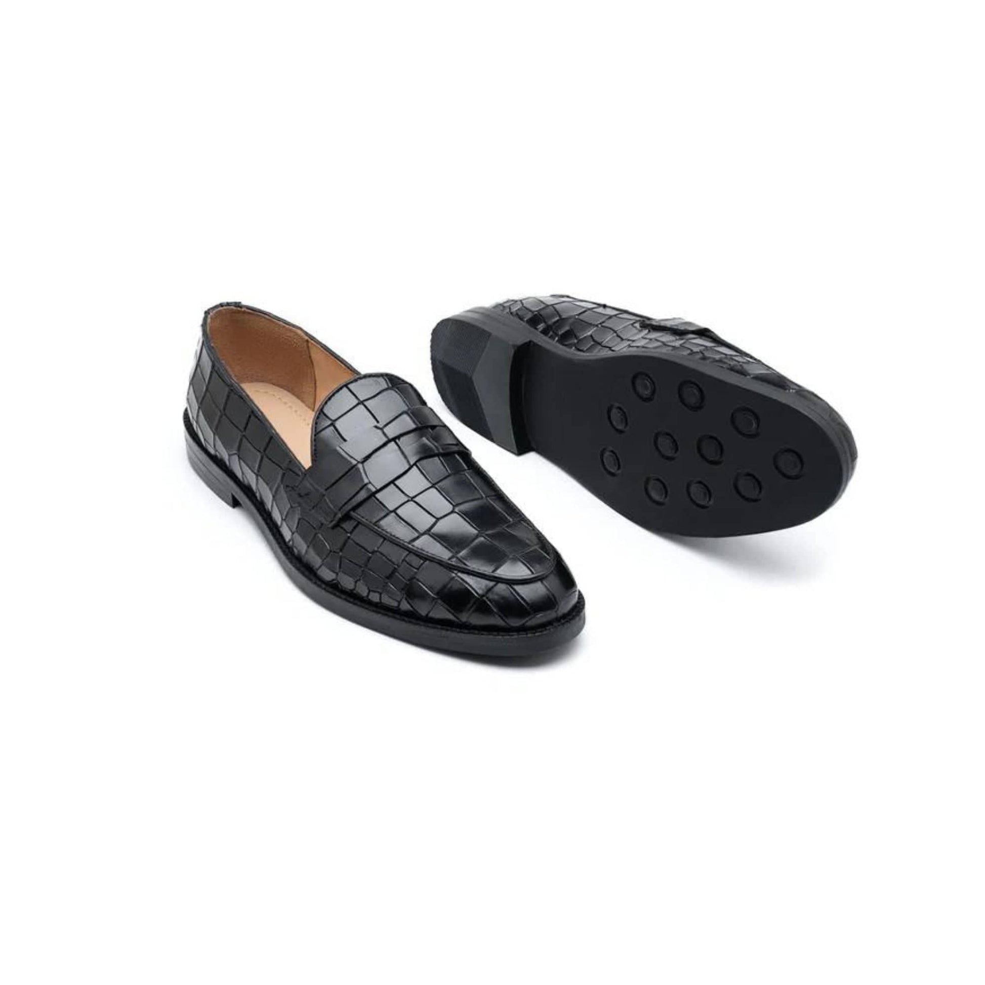 noirtide Handmade, Custom Men Leather Loafer