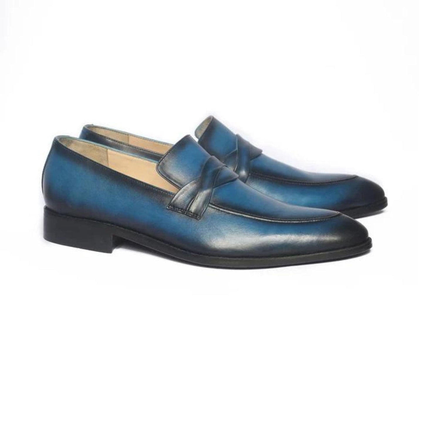 noirtide Handmade, Custom Men Leather Loafer