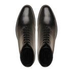 noirtide Handmade, Custom Men's Black Calf Leather Chukka Boot