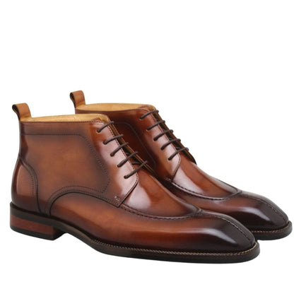 noirtide Handmade Custom Men's Calf Leather Boot