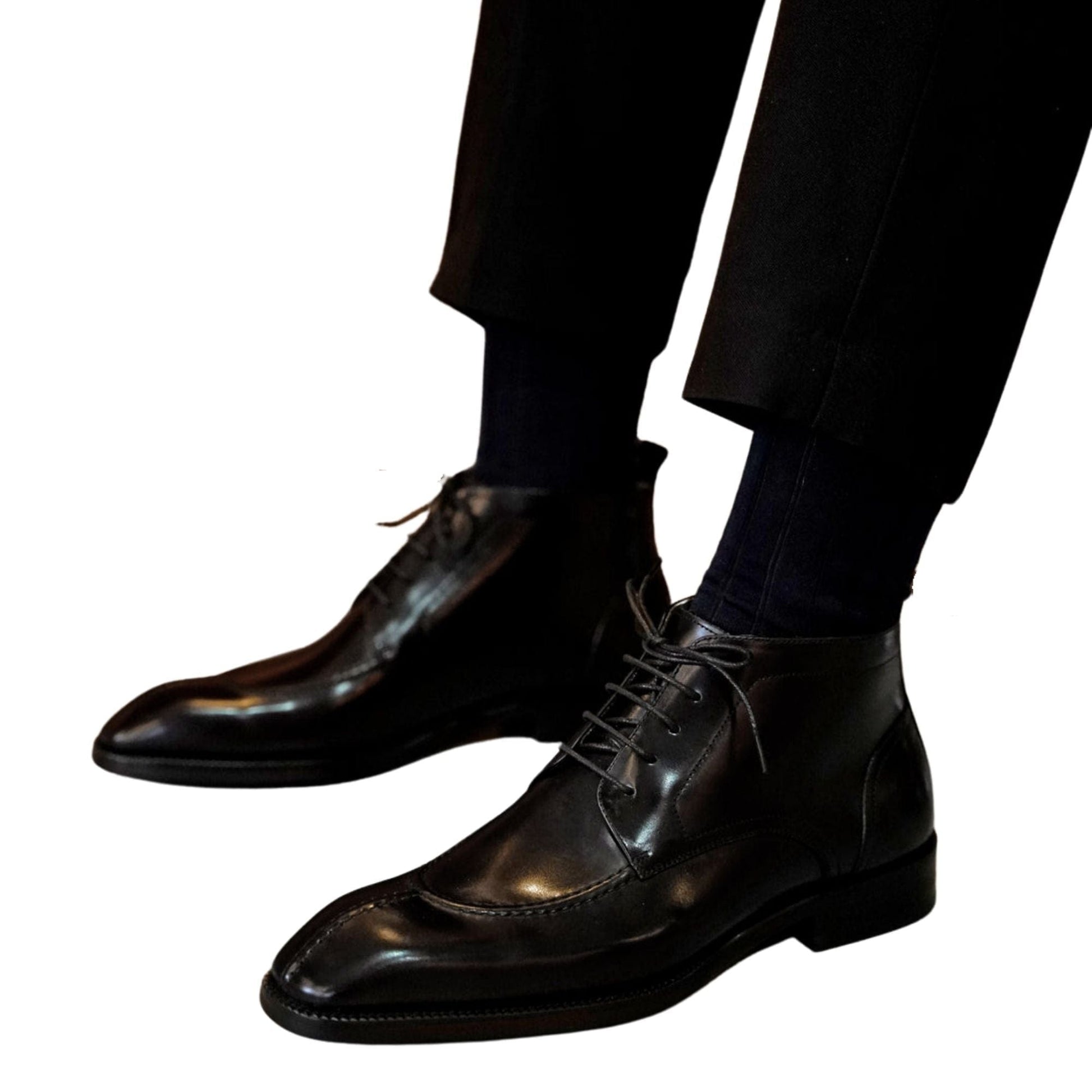noirtide Handmade Custom Men's Calf Leather Boot