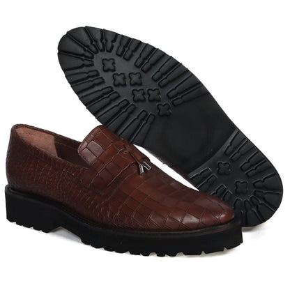 noirtide Handmade Custom Men's Chunky Loafers