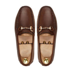 noirtide Men Loafers Handmade, Custom Men's Pebble Grain Leather Loafer Shoe