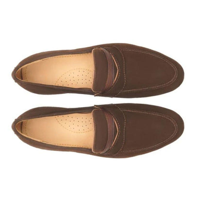noirtide Handmade, Custom Men Suede Leather Loafer