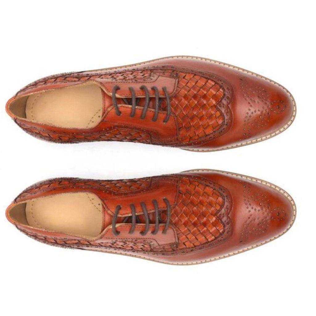 noirtide Handmade, Custom Men Whole Cut Leather Shoes