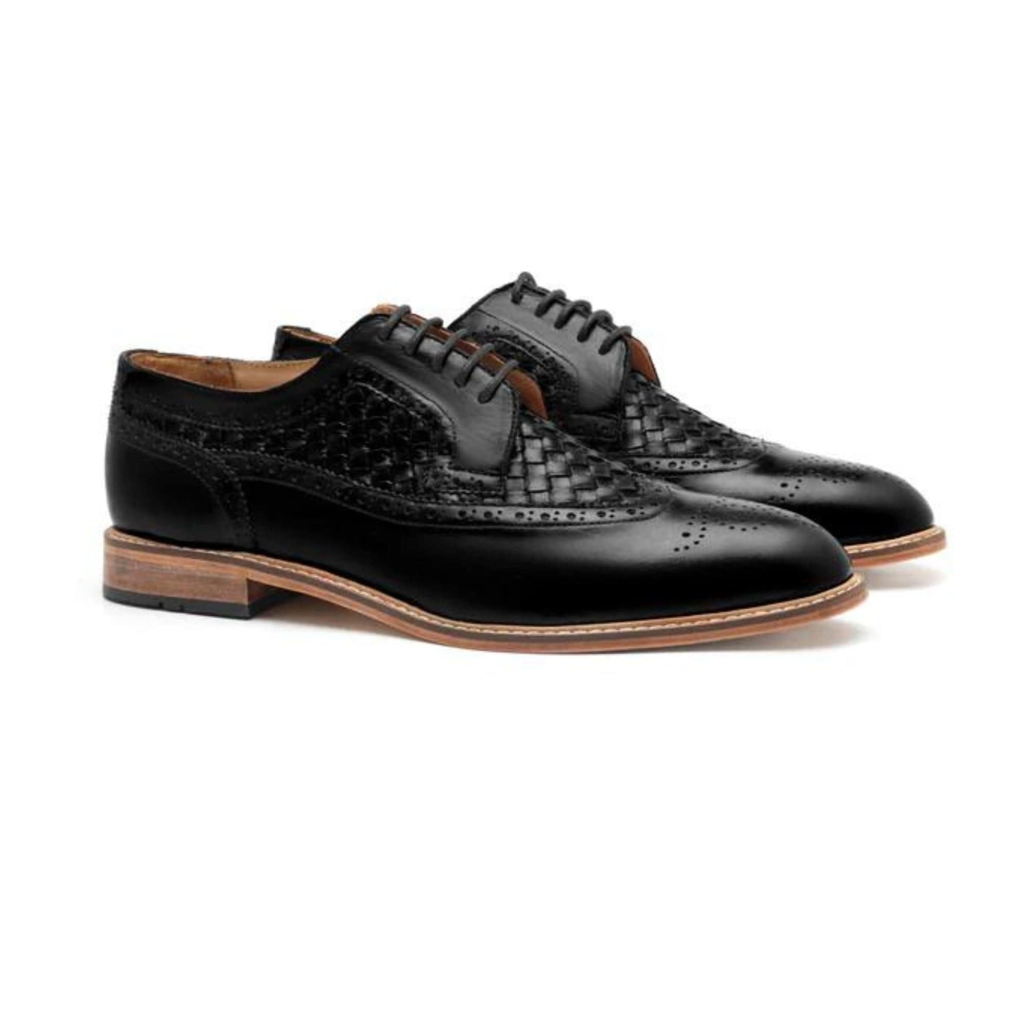 noirtide Handmade, Custom Men Whole Cut Leather Shoes