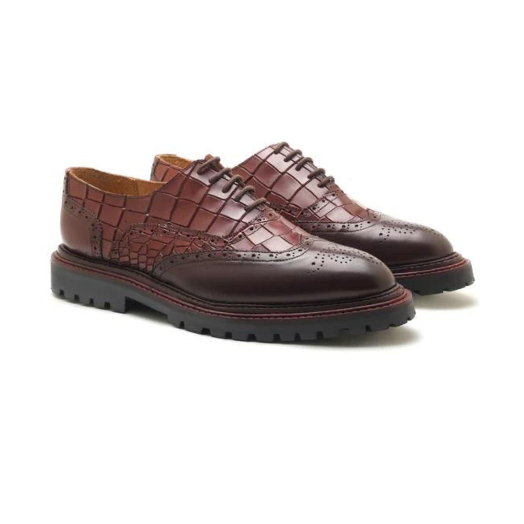 noirtide Handmade, Custom Men Whole Cut Leather Shoes