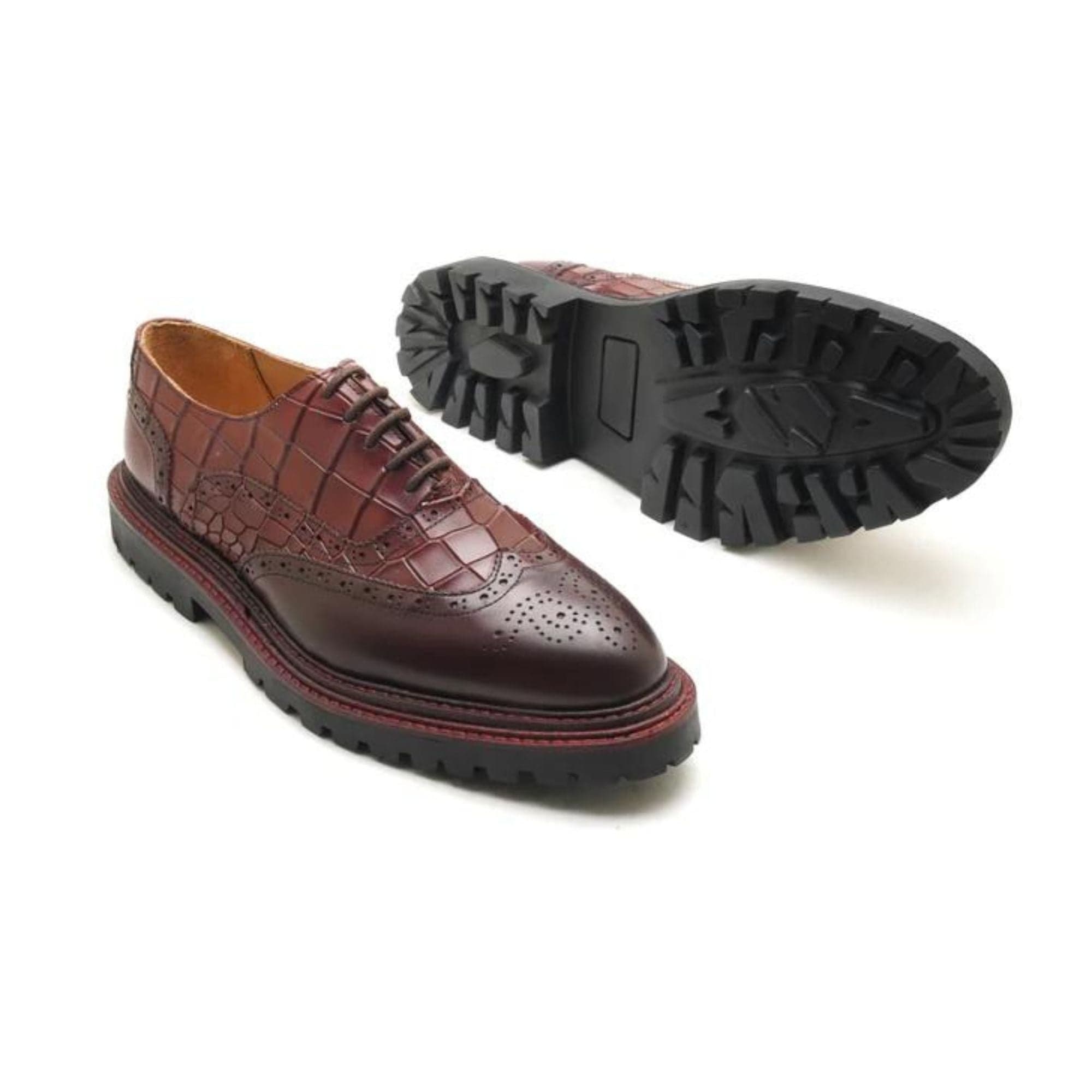 noirtide Handmade, Custom Men Whole Cut Leather Shoes