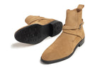 noirtide Handmade, Custom Suede Leather Men Jodhpur Boots