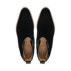 noirtide Handmade, Custom Suede Leather Men Jodhpur Boots