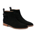 noirtide Handmade, Custom Suede Leather Men Jodhpur Boots