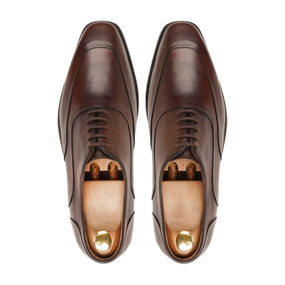 noirtide Handmade, Custom Suede Leather Men Oxford Shoes