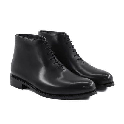 noirtide Handmade Customisable Black Calf Leather Men Chukka Boots