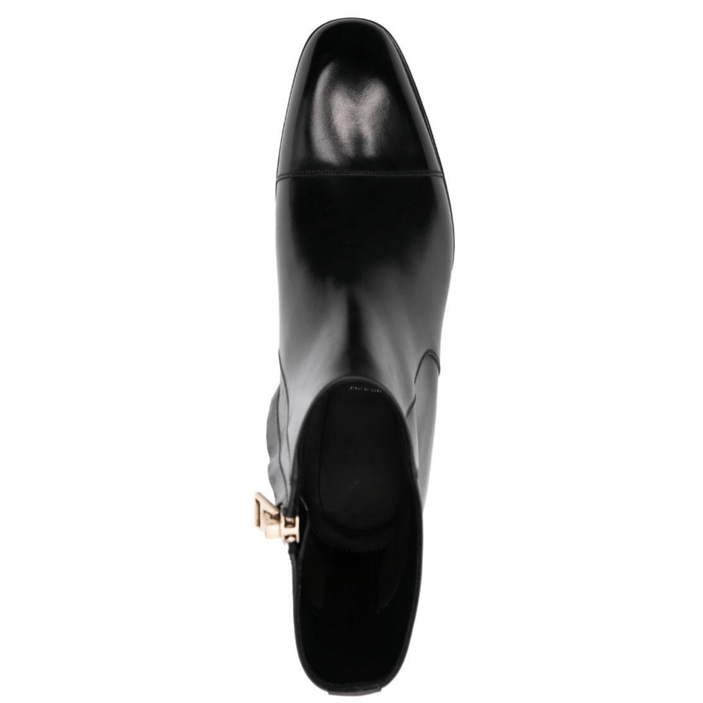 noirtide Handmade Customisable Black Leather Chelsea Boots For Men