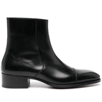noirtide Handmade Customisable Black Leather Chelsea Boots For Men
