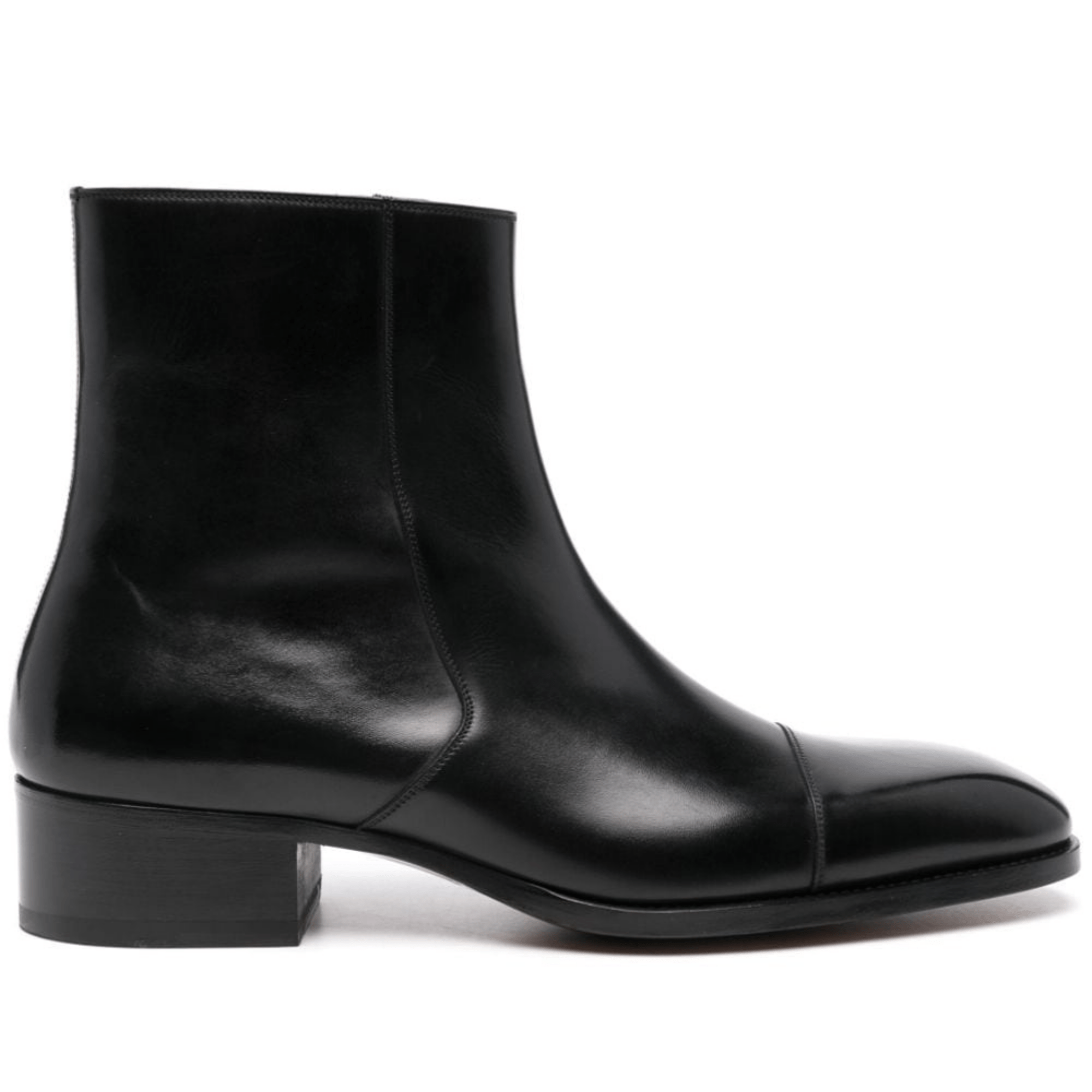 noirtide Handmade Customisable Black Leather Chelsea Boots For Men