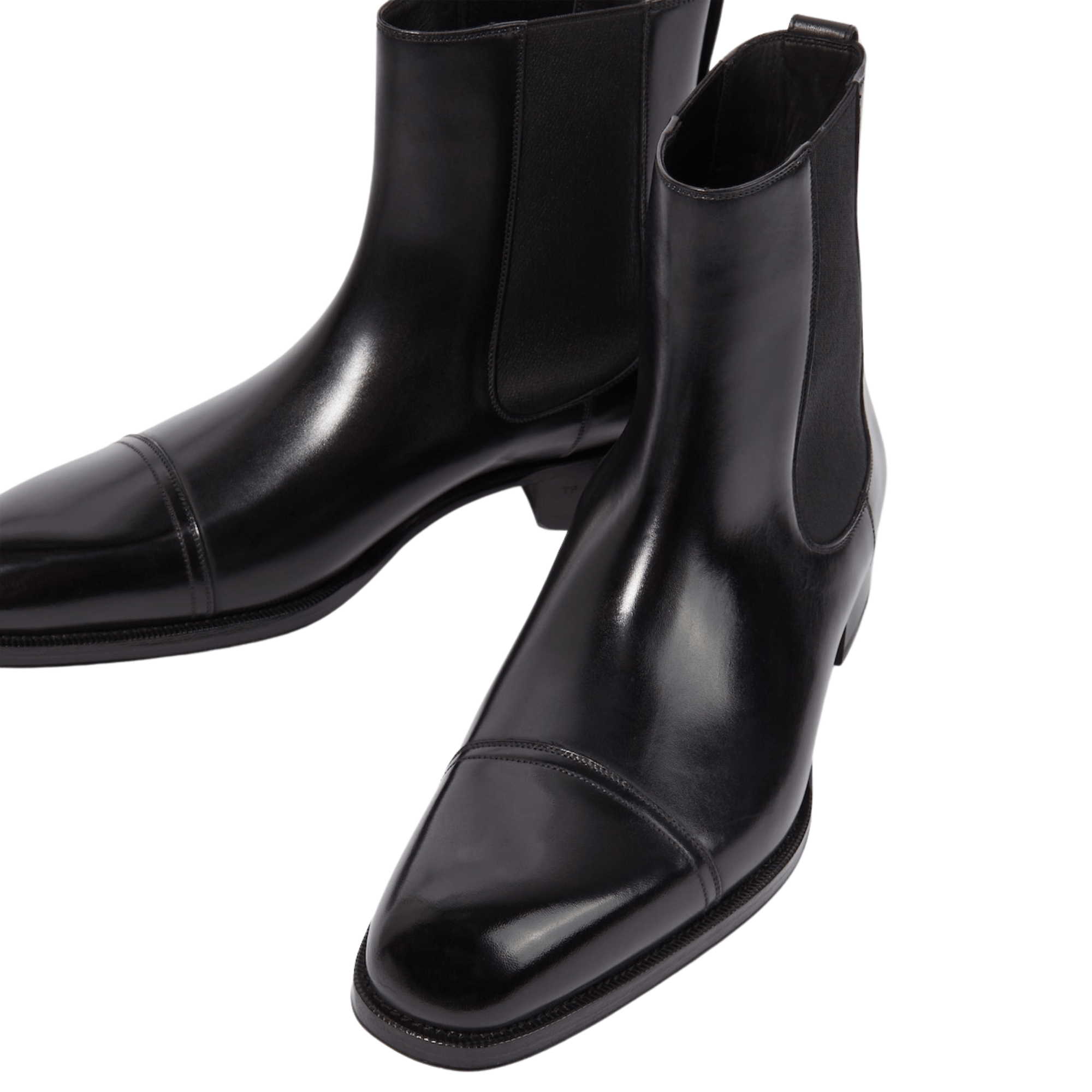noirtide Handmade Customisable Black Leather Chelsea Boots For Men