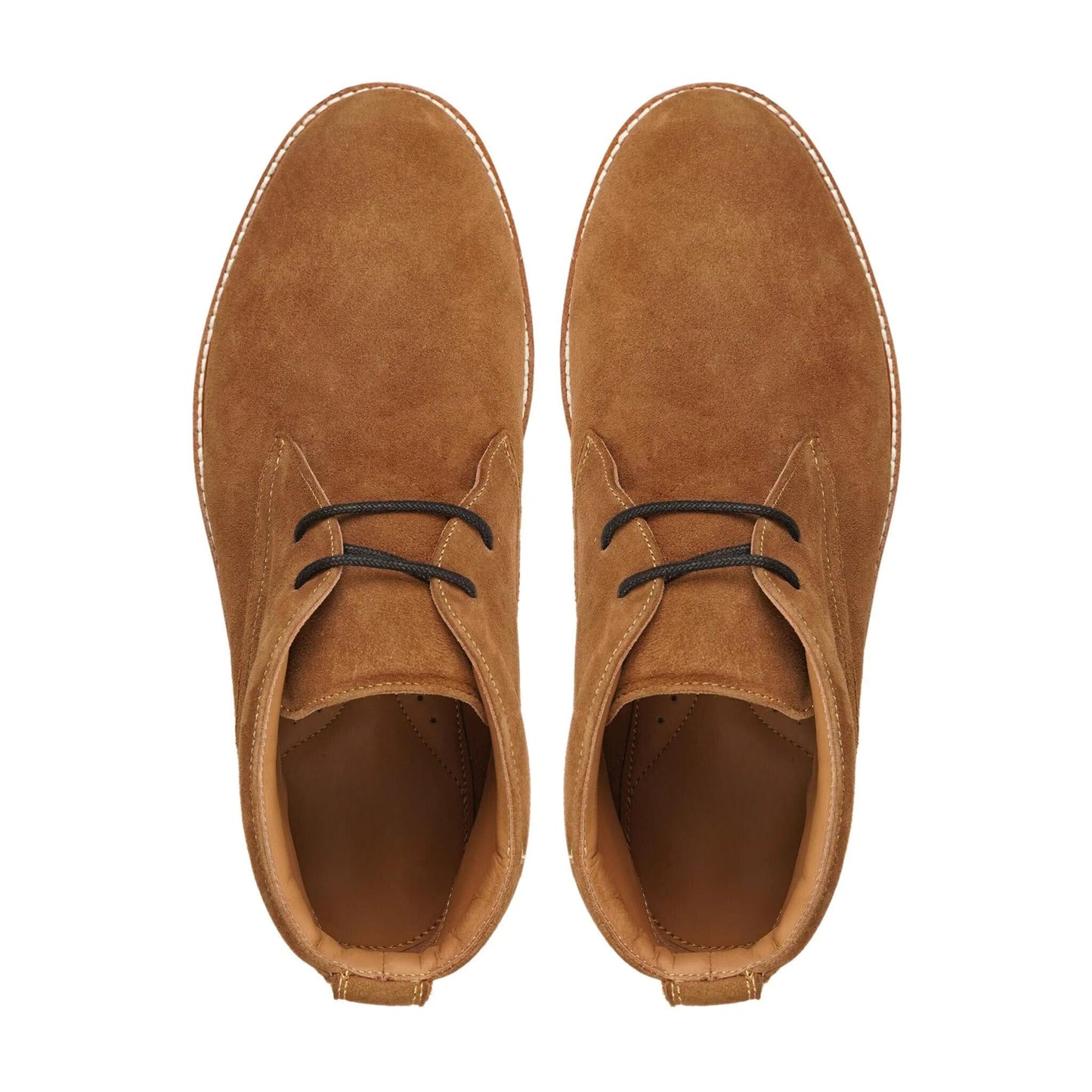 noirtide Handmade Customisable Camel KId Suede Men Chukka Boots