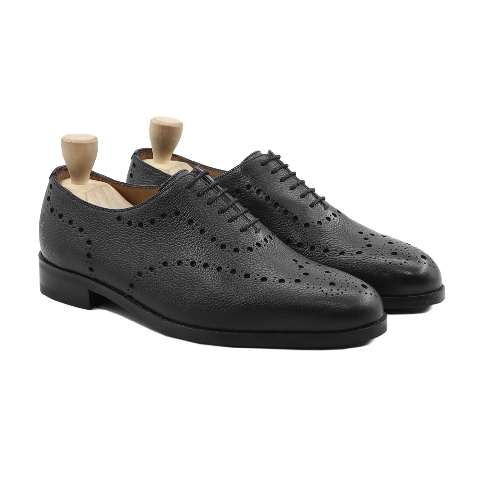noirtide Handmade Customisable  Men's Pebble Leather Shoes