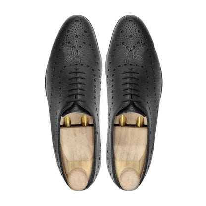 noirtide Handmade Customisable  Men's Pebble Leather Shoes