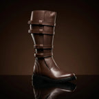 Shaft detail on handmade Jedi Knight cosplay boots by NOIRTIDE