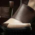 Toe detail on custom Jedi Temple Guard cosplay boots by NOIRTIDE