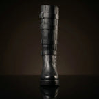 Front view of NOIRTIDE custom Kylo Ren cosplay boots