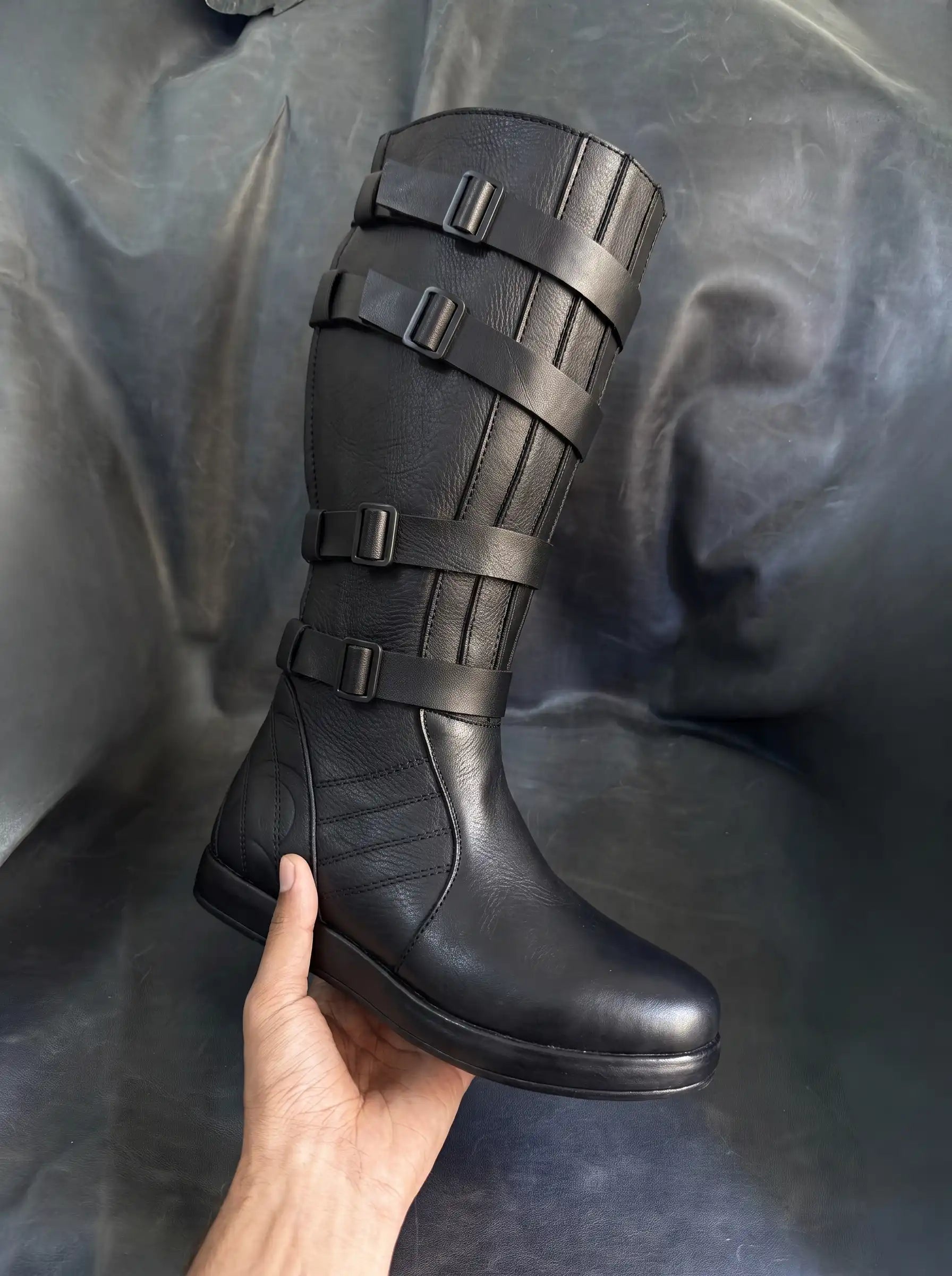 Kylo Ren Star Wars cosplay boots — handmade by NOIRTIDE