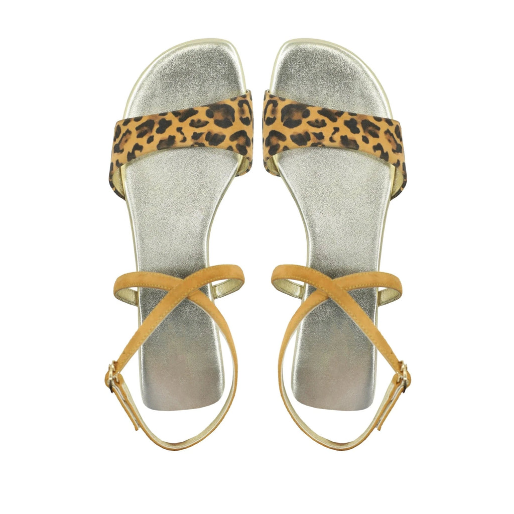 Noirtide Leopard Strapped Sandal for Women