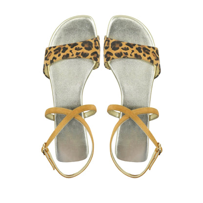 Noirtide Leopard Strapped Sandal for Women