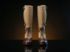 Front view of NOIRTIDE authentic Luftwaffe tropical boots