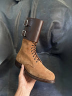 M43 combat boots in genuine leather — customisable WWII footwear by NOIRTIDE