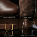 Sole detail on custom Mace Windu Jedi boots