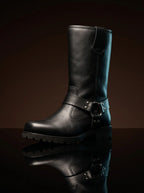 Mad Max Fury Road cosplay boots in leather — handmade by NOIRTIDE