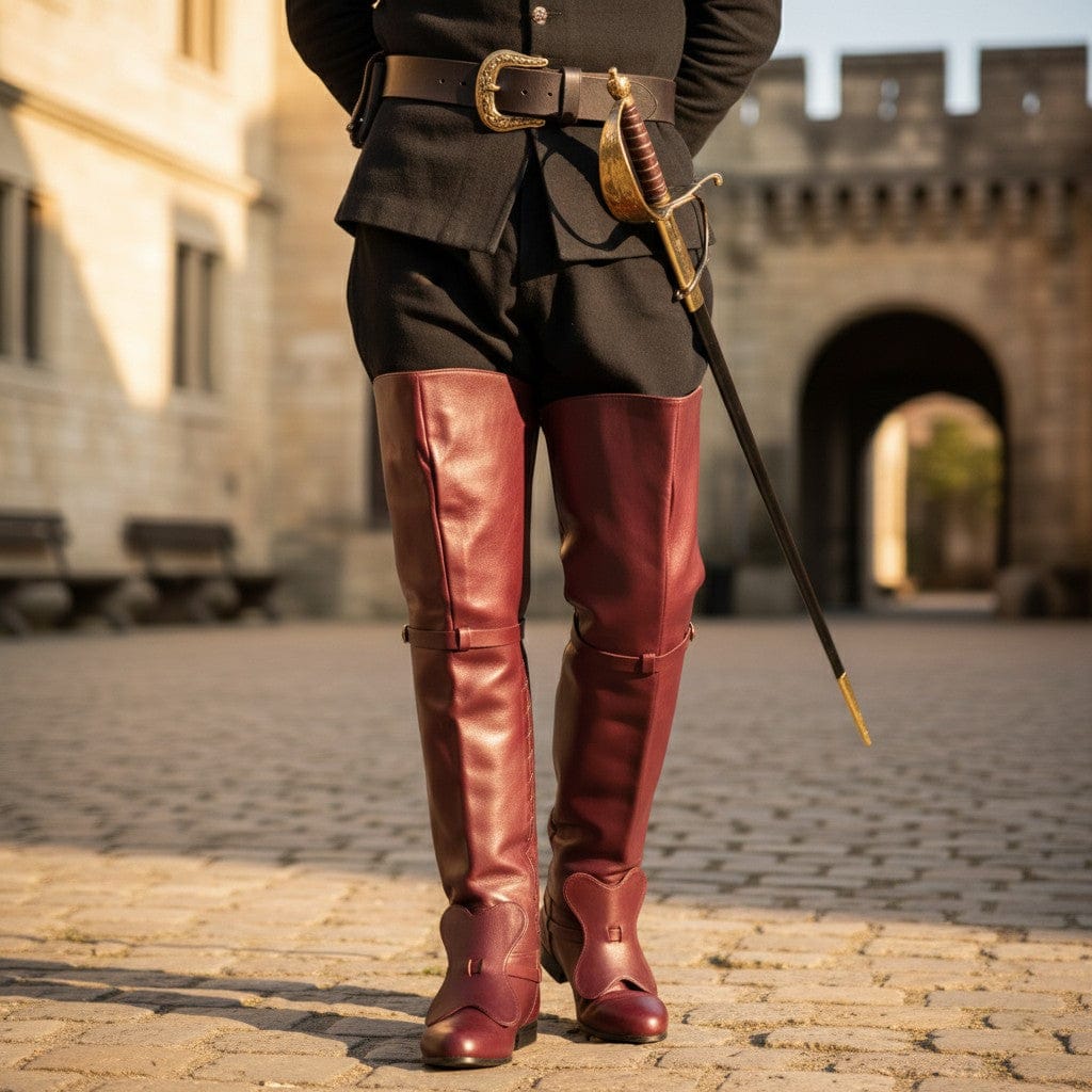 noirtide Man Musketeers Boots