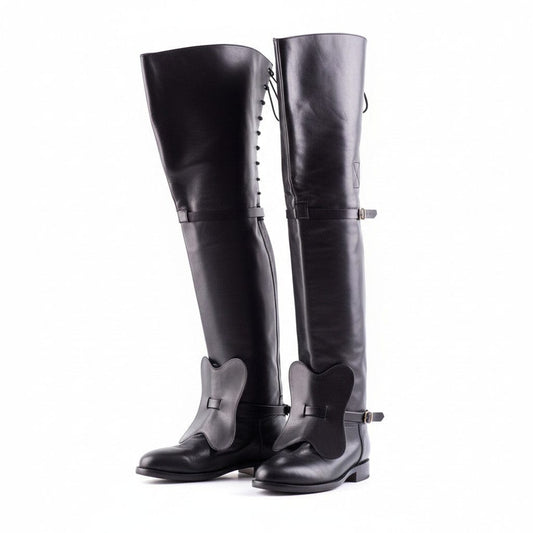 noirtide Man Musketeers Boots