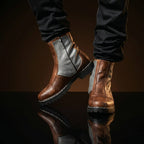 Pair of custom Star Wars Mandalorian cosplay boots by NOIRTIDE