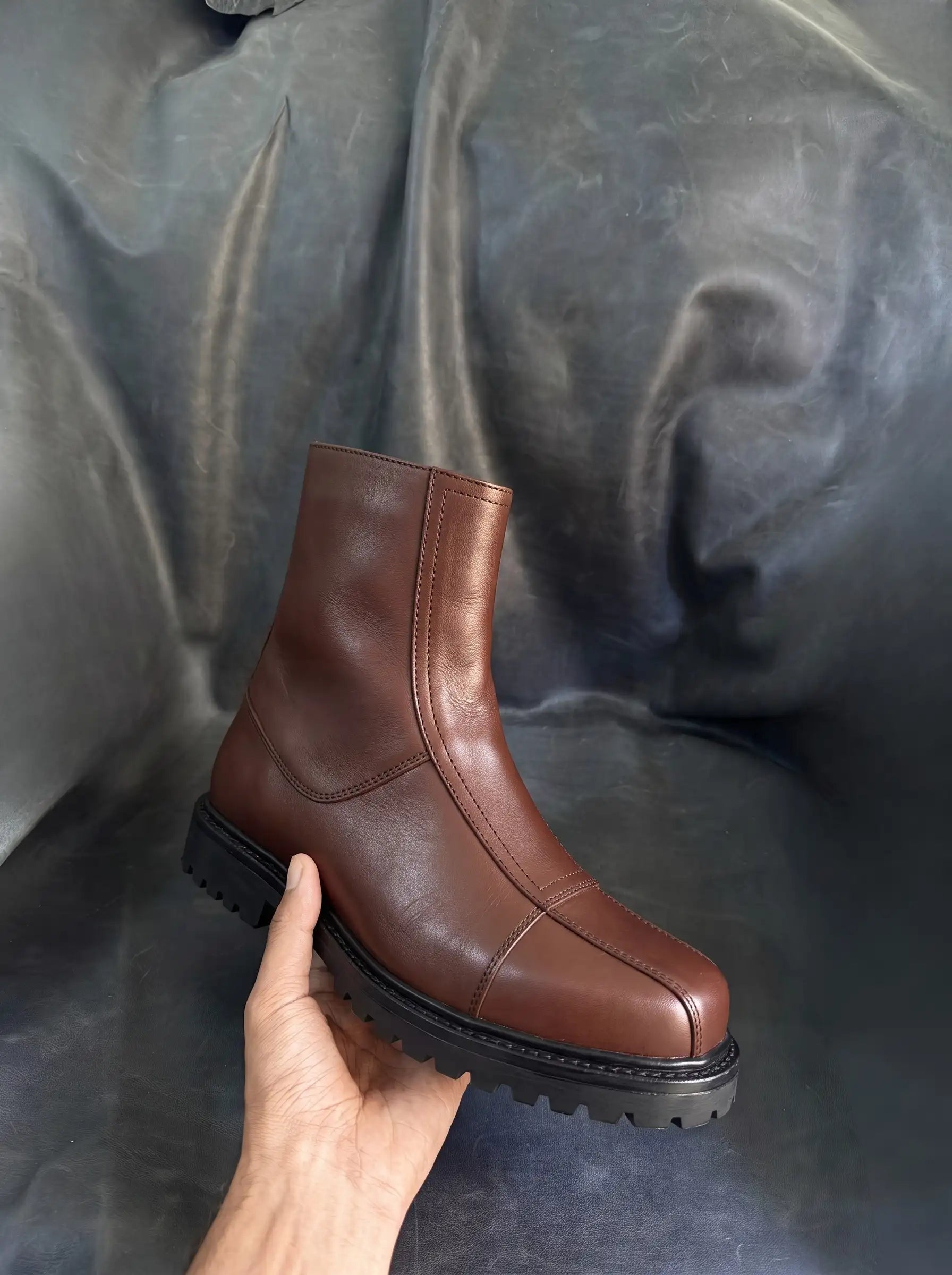 Star Wars Mandalorian cosplay boots — handmade by NOIRTIDE