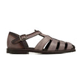 Noirtide Mens Light Purple Leather Sandal