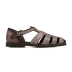 Noirtide Mens Light Purple Leather Sandal