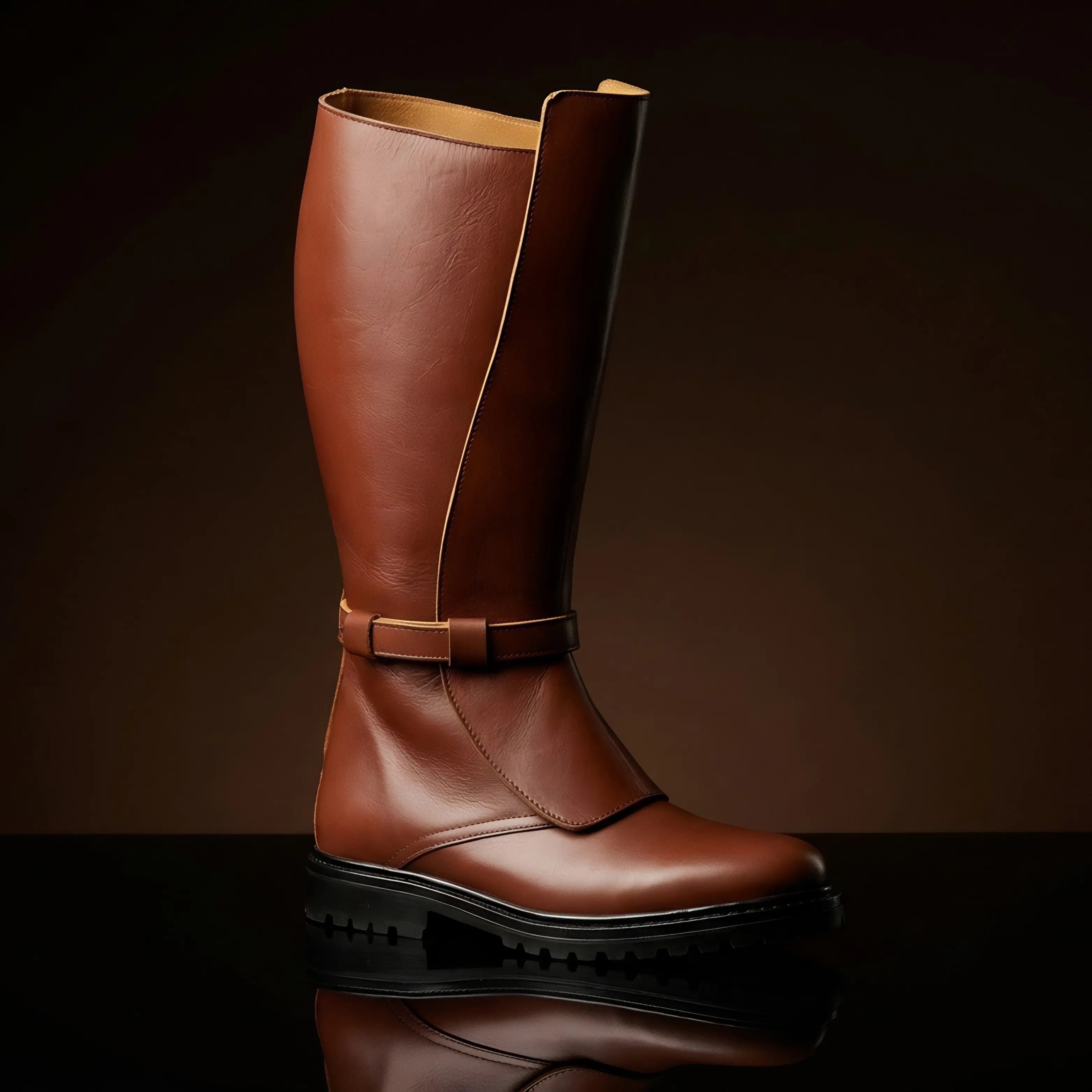 Leather texture on NOIRTIDE Star Wars Obi-Wan Kenobi cosplay boots