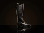 Officer Civil War dragoon cavalry boots in leather — handmade by NOIRTIDE
