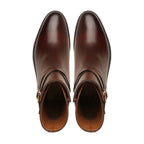 noirtide Oxblood Patina Calf Leather Jodhpur Boot For Men