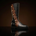 Side Laces Renaissance leather boots — handmade by NOIRTIDE