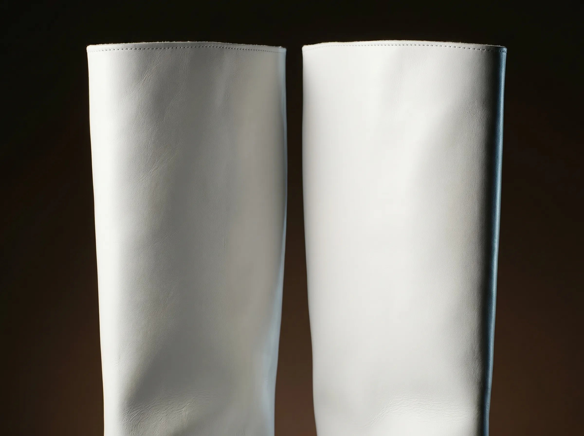 Tall shaft on handmade Star Wars Biker Scout cosplay boots