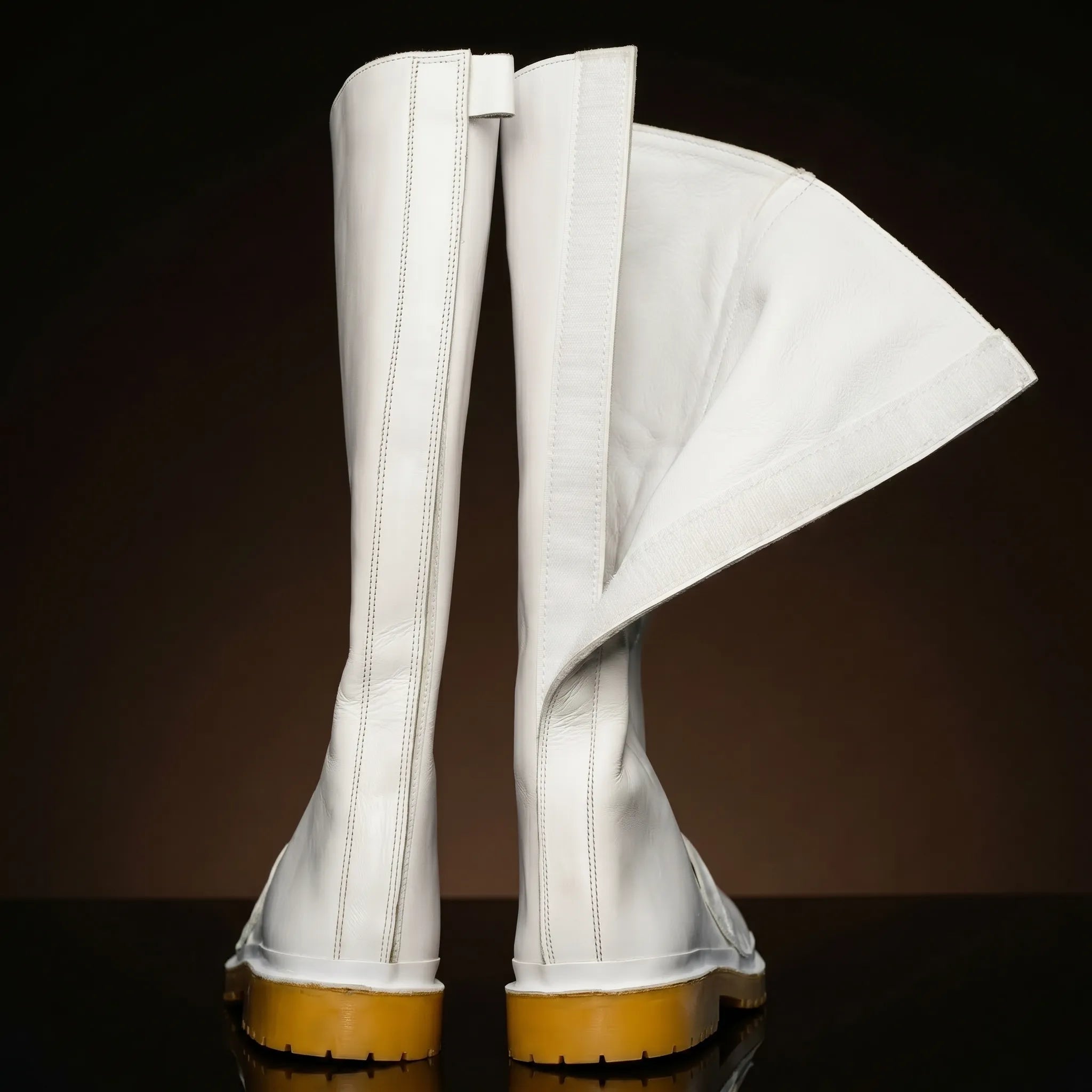 Pair of custom Star Wars Biker Scout long boots by NOIRTIDE
