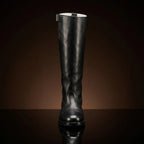 Front view of NOIRTIDE custom Star Wars Darth Vader boots