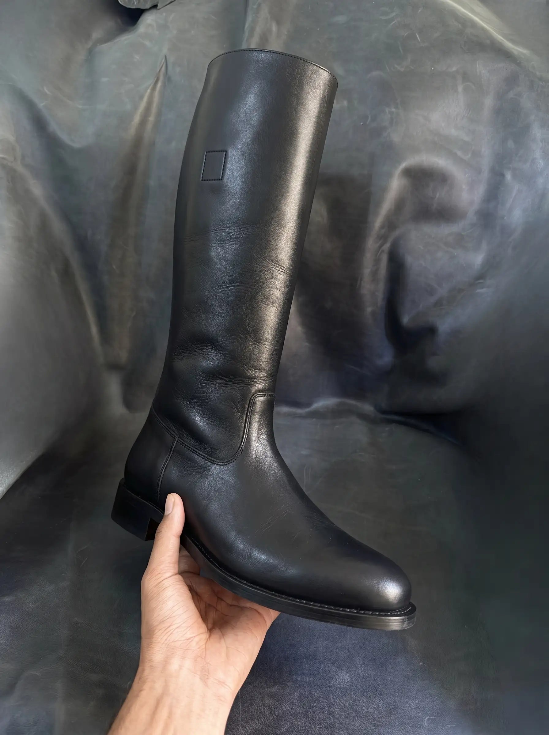 Star Wars Imperial Officer leather boots — handmade by NOIRTIDE
